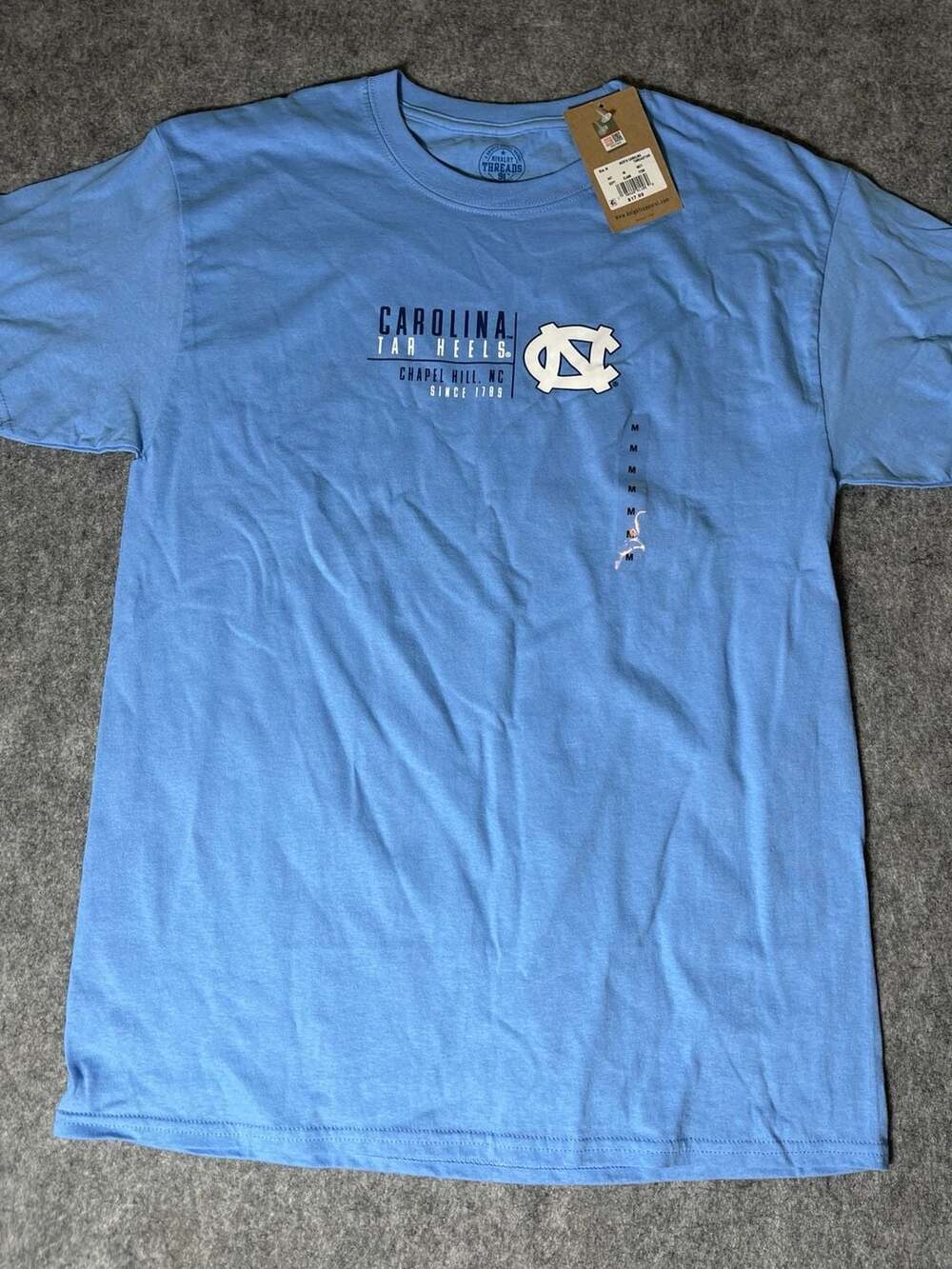 Rivalry Threads 91 North Carolina Tar Heels T-Shirt - Carolina Blue, Size M